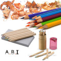3.5/7inch wooden sharpened promotion kids Color Pencil set